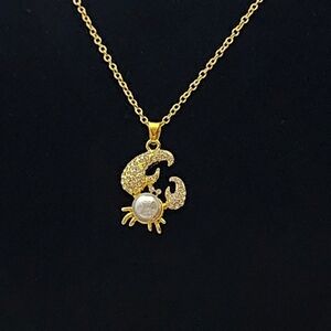 Exquisite Rhinestone/Pearl Necklace